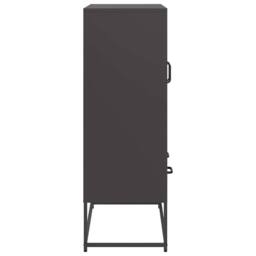 Berkfield Home Highboard Black 68x39x111.5 cm Steel - thumbnail 7