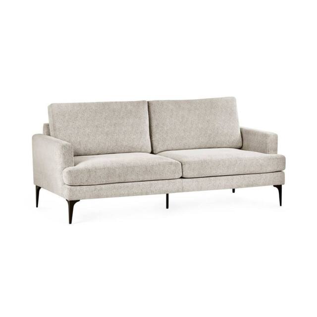 Cheshire Carrera Oyster Cream Chenille 3 Seater Sofa in Beige - image 1