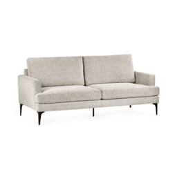 Cheshire Carrera Oyster Cream Chenille 3 Seater Sofa in Beige - thumbnail 1