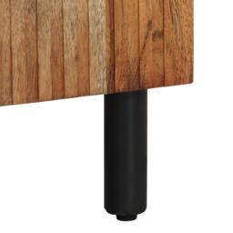 Berkfield Home Bathroom Vanity Units Natural Acacia Solid acacia wood Regular in Brown - thumbnail 8