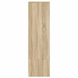 Berkfield Home Cabinet with Drawer Sonoma Oak 55.5x34x119.5 cm Engineered Wood in Brown - thumbnail 7