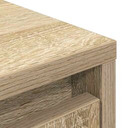 Berkfield Home Cabinet with Drawer Sonoma Oak 55.5x34x119.5 cm Engineered Wood in Brown - thumbnail 9