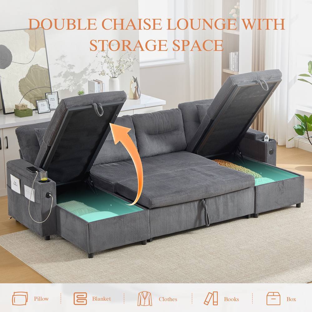 fabric sofa seater double chaise sofa