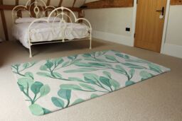 Benjamin Tate Design Watercolor Botanical Designer Rug in Natural - Size: Large - thumbnail 3