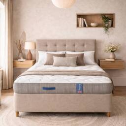 Aspire PureRest Pocket Hybrid Mattress Medium Comfort 23cm in White - Size: Small Single - thumbnail 1