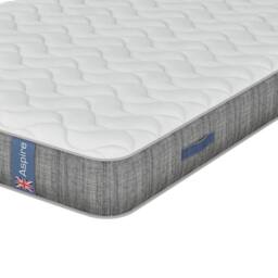 Aspire PureRest Pocket Hybrid Mattress Medium Comfort 23cm in White - Size: Small Single - thumbnail 4