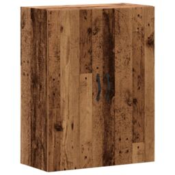 Berkfield Home Wall Mounted Cabinet Old Wood 69.5x34x90 cm Engineered Wood in Brown - thumbnail 2