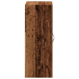 Berkfield Home Wall Mounted Cabinet Old Wood 69.5x34x90 cm Engineered Wood in Brown - thumbnail 6