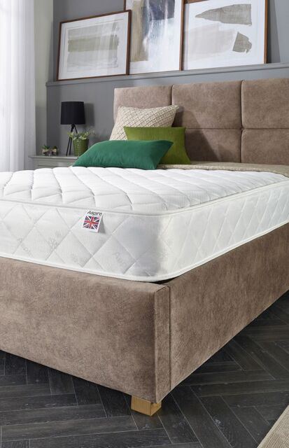 Aspire Essentials Comfort Rolled Mattress in White - Size: King - image 1