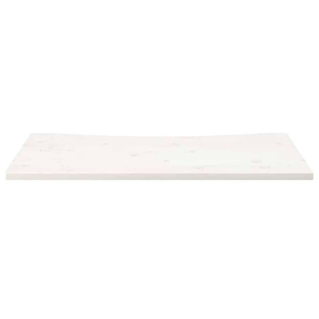 Berkfield Home Beautiful Desk Top White 110x60x2.5 cm Solid Wood Pine - image 1