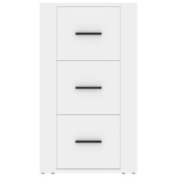 Berkfield Home Sideboard White 40x33x70 cm Engineered Wood - Size: 40 x 33 x 70 cm - thumbnail 3