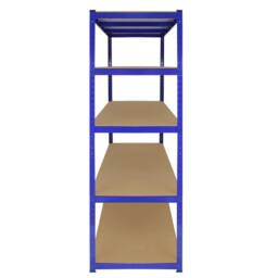 Monstershop Monster Racking T-Rax Extra Wide Storage Shelves, Blue, 160cm W, 60cm in Blue - thumbnail 4