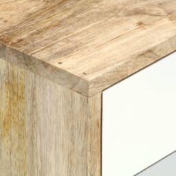 Berkfield Home Bedside Cabinet 47x35x59 cm Solid Mango Wood - Size: 47 x 35 x 59 cm - thumbnail 4