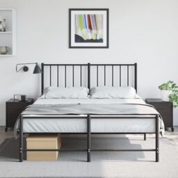 Berkfield Home Bedside Cabinets 2 pcs Black 36x39x43.5 cm Steel - thumbnail 3