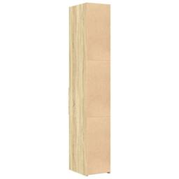 Berkfield Home Highboard Sonoma Oak 30x42.5x185 cm Engineered Wood in Tan - thumbnail 6