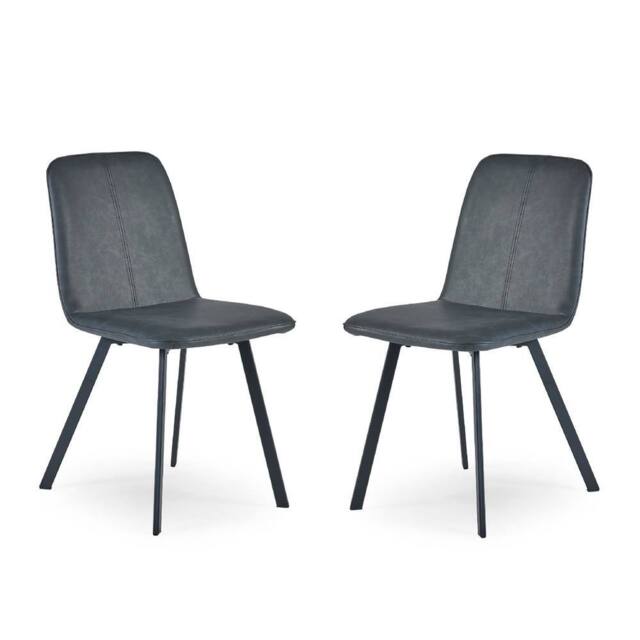 Cheshire Helmsley Premium Antique Black Dining Chairs - Set of 2 - image 1