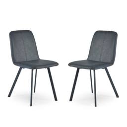 Cheshire Helmsley Premium Antique Black Dining Chairs - Set of 2 - thumbnail 1