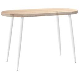 Berkfield Home Modern Coffee Table Legs Conical Shape 4 pcs White 72-73 cm Steel - thumbnail 8
