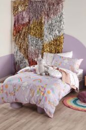 Linen House Unicorniverse Kids Duvet Cover Set - Size: Double