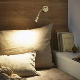 SPETLEK LED Bedside Reading Light Wall Mounted Switched WARM in Warm White - thumbnail 3