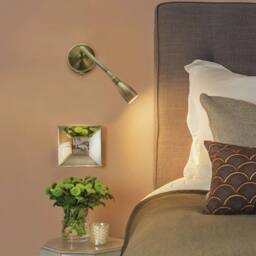 SPETLEK LED Bedside Reading Light Wall Mounted Switched WARM in Warm White - thumbnail 2