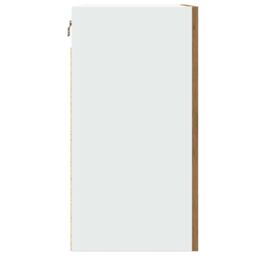 Berkfield Home Hanging Cabinet Lyon Artisan Oak 40x31x60 cm Engineered Wood in Brown - Size: 40 x 31 x 60 cm - thumbnail 6