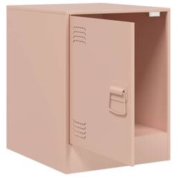 Berkfield Home Bedside Cabinets 2 pcs Pink 34.5x39x44 cm Steel - thumbnail 6