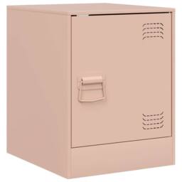 Berkfield Home Bedside Cabinets 2 pcs Pink 34.5x39x44 cm Steel - thumbnail 7
