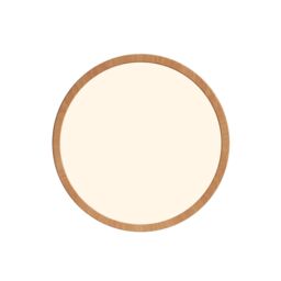 Nordlux Oja Ceiling Light Wood Foil Plastic Hallway LED 2700k Mains 29cm in Brown - thumbnail 2