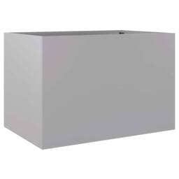 Berkfield Home Planter Silver 62x40x39 cm Galvanised Steel - Size: 62 x 40 x 39 cm - thumbnail 5