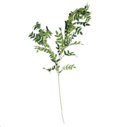 Leaf Pack of 6 x 100cm Artificial Fern Foliage Stem in Green - Size: 6 x 100 cm - thumbnail 4