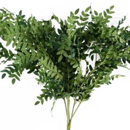 Leaf Pack of 6 x 100cm Artificial Fern Foliage Stem in Green - Size: 6 x 100 cm - thumbnail 1