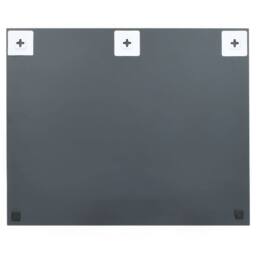 Berkfield Home Wall Frameless Mirror with LED Lights Rectangular Glass in Silver - thumbnail 6