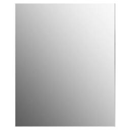 Berkfield Home Wall Frameless Mirror with LED Lights Rectangular Glass in Silver - thumbnail 5