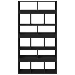 Berkfield Home Room Divider Black 100x33x187.5 cm Engineered Wood - thumbnail 4