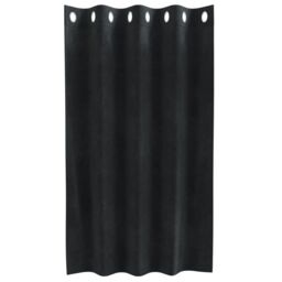 Berkfield Home Blackout Curtains with Eyelets 2 pcs Black Velvet - thumbnail 3