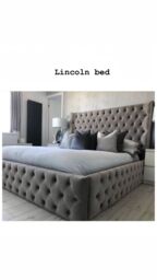 HOB Furniture Lincoln Bed in Black - Size: Double - thumbnail 5