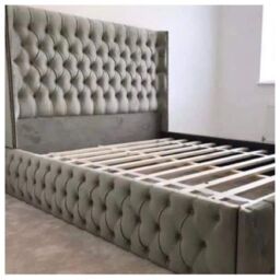 HOB Furniture Lincoln Bed in Black - Size: Double - thumbnail 3