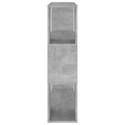 Berkfield Home Book Cabinet Room Divider Concrete Grey 80x24x94 cm Engineered Wood - Size: 80 x 24 x 94 cm - thumbnail 6
