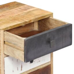 Berkfield Home Bedside Cabinet 40x30x60 cm Solid Mango Wood in Brown - Size: 40 x 30 x 60 cm - thumbnail 5