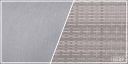 DS Living Large Equal Corner Rattan Dining Set with Rising Table in Grey - thumbnail 6