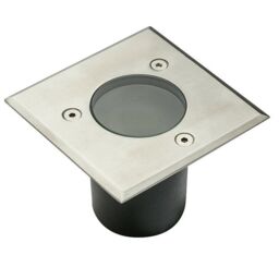 CGC Lighting Myah Two Square Small Stainless Steel Inground Or Decking Lights in Metallics - thumbnail 3