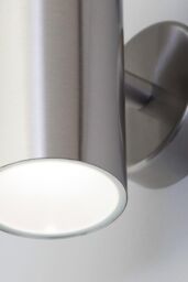 BHS Lighting Grant Up & Down Outdoor Wall Light in Metallic Silver - thumbnail 3