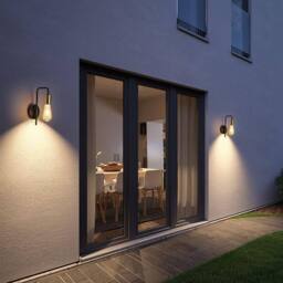 Goeco 2 Pack Vintage Wall Light, Industrial Wall Light, E27 Retro Wall Light in True Black - thumbnail 2