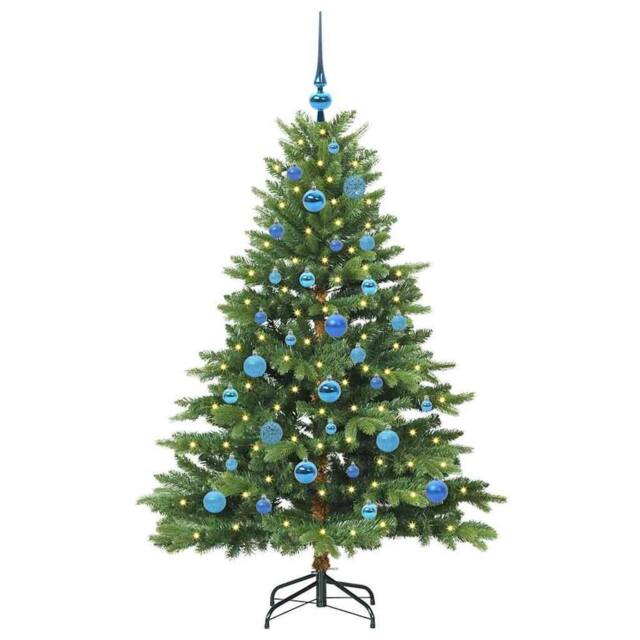 Berkfield Home Beautiful Artificial Christmas Tree with 150 LEDs Green 150 cm PE - image 1