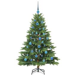 Berkfield Home Beautiful Artificial Christmas Tree with 150 LEDs Green 150 cm PE - thumbnail 4