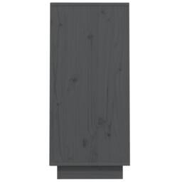 Berkfield Home Console Cabinet Grey 60x34x75 cm Solid Wood Pine - Size: 60 x 34 x 75 cm - thumbnail 6