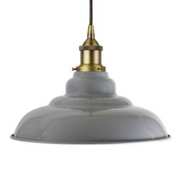 SE Home French Grey St Edmund's Pendant Light - Matt Antique Brass - thumbnail 1