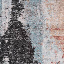 Kukoon Blue Grey Multi Colour Abstract Washable Long Hallway Runner Rug - Size: 60 cm x 240 cm - thumbnail 5