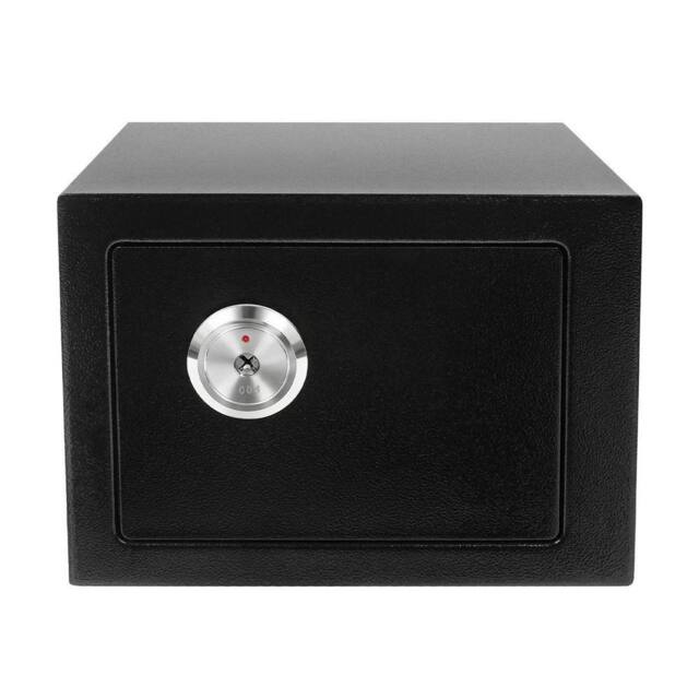 Kelvenix Safe Box Mechanical Safe with Key for Security Money Cash in Black - image 1